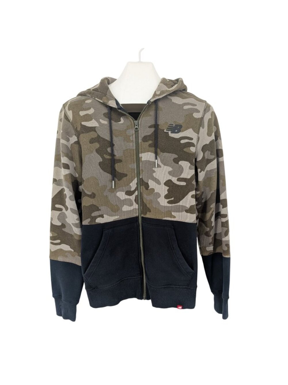 New‎ Balance Camo Zip Up Hoodie Military Gorpcore Streetwear Outdoor Cozy Medium